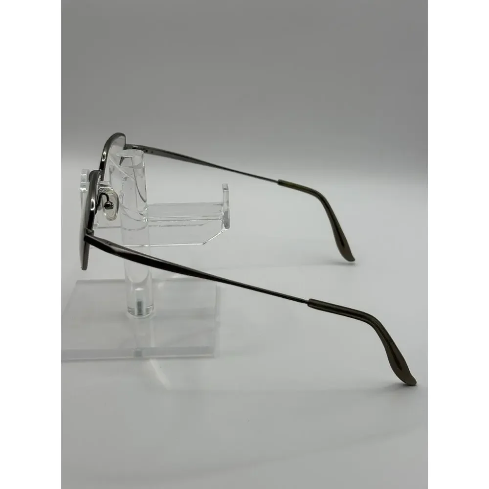 Marchon M752 014 Eyeglasses Gunmetal Rectangle Metal Frames 50-18-140